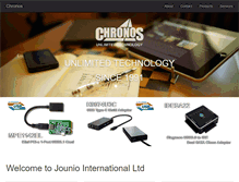 Tablet Screenshot of chronos.com.tw