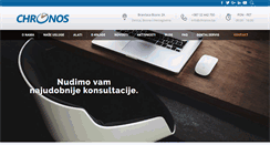 Desktop Screenshot of chronos.ba