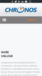 Mobile Screenshot of chronos.ba