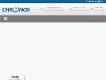 Tablet Screenshot of chronos.ba